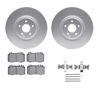 R1 Concepts WDWH1-63033 Brake Rotor- Carbon Coated W/ Ceramic Pads & Hdw